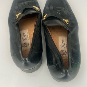Gucci Black Leather Loafers for Women